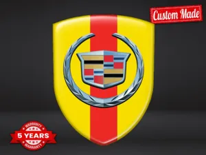 Cadillac Calcomanías Resina Acabado Premium Cúpula Drift Lujo ST